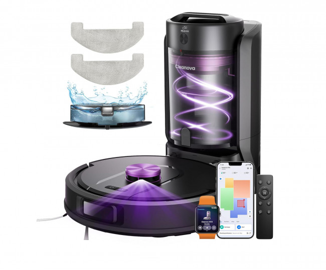 Робот-пилосос Vexilar W15 із функцією швабри + мультициклонна станція